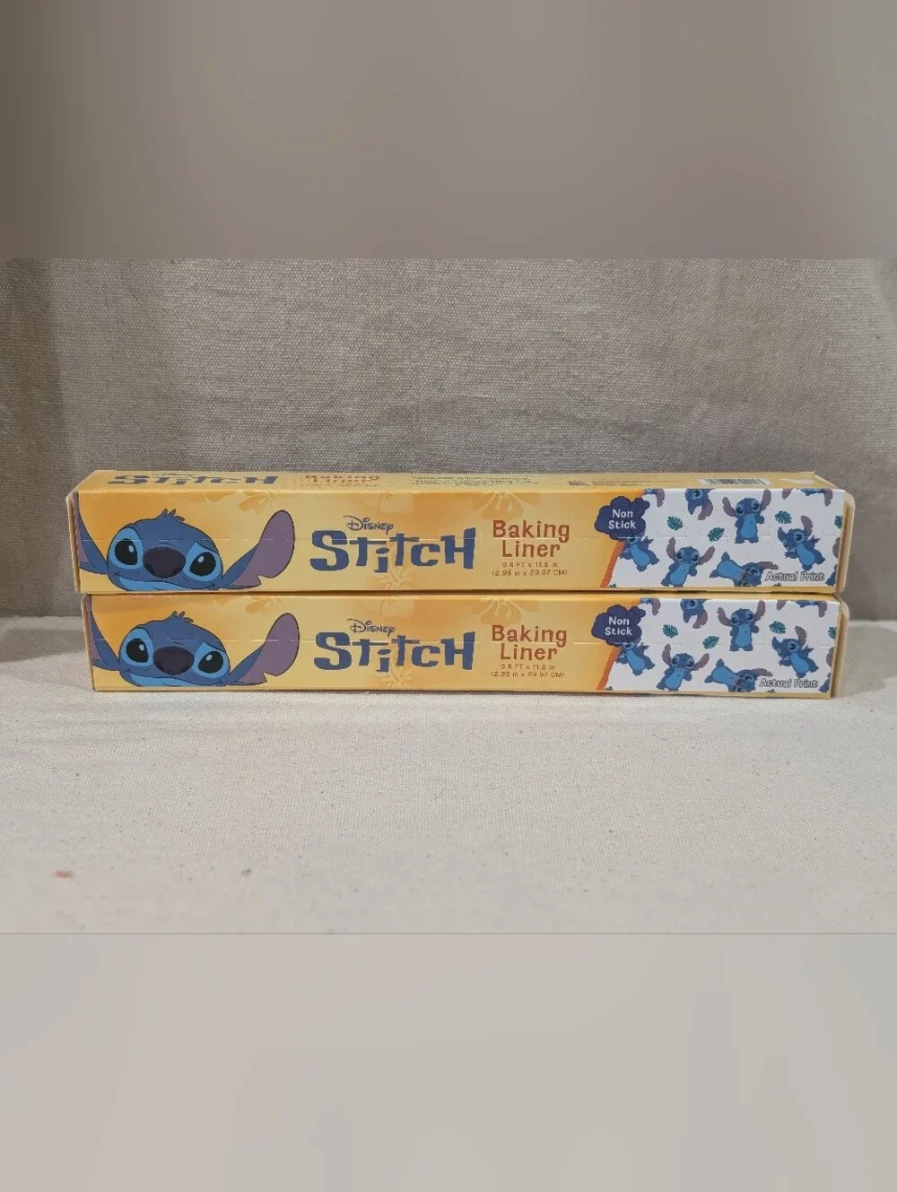 Non-Stick Baking Liner Roll Disney Stitch NEW unopened 9.8ft X 11.8in 2 units